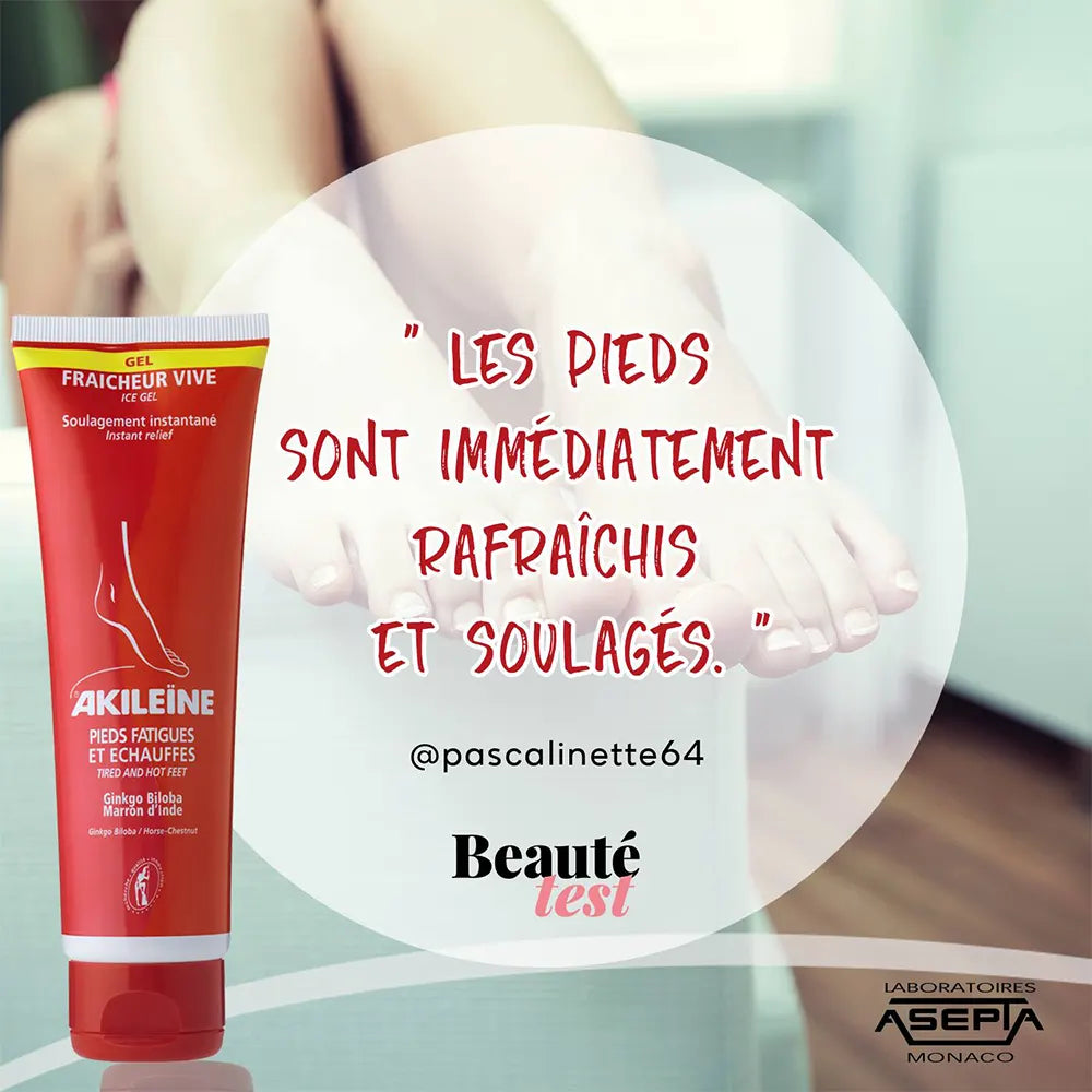  Gel Fraicheur Vive Pour Pieds Fatigués Et échauffés