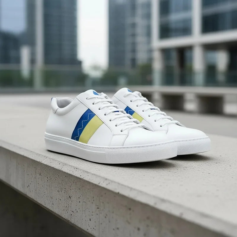  Upster - Spikers (Blanc (Spi Jaune/bleu))